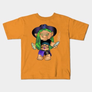 Witch Troll Kids T-Shirt